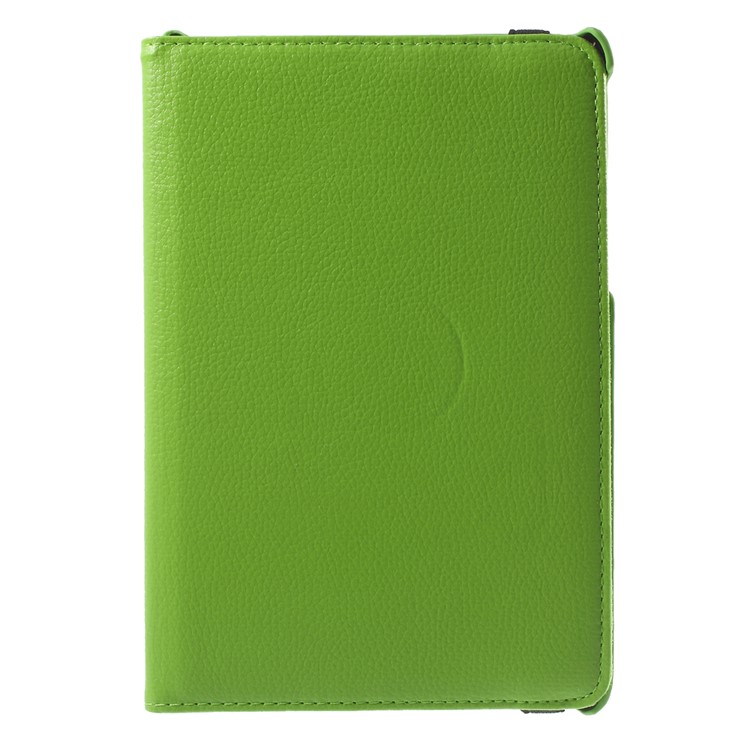 Lychee Grain Leather Cover for Samsung Galaxy Tab A 8.0 T350 with 360 Degree Rotary Stand - Green-2