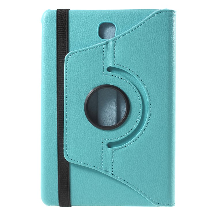 Lychee Grain Leather Rotary Stand Cover for Samsung Galaxy Tab A 8.0 T350 - Baby Blue-3