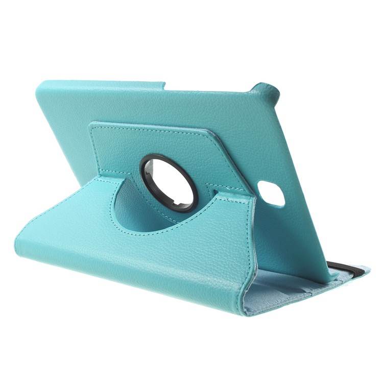 Lychee Grain Leather Rotary Stand Cover for Samsung Galaxy Tab A 8.0 T350 - Baby Blue-5