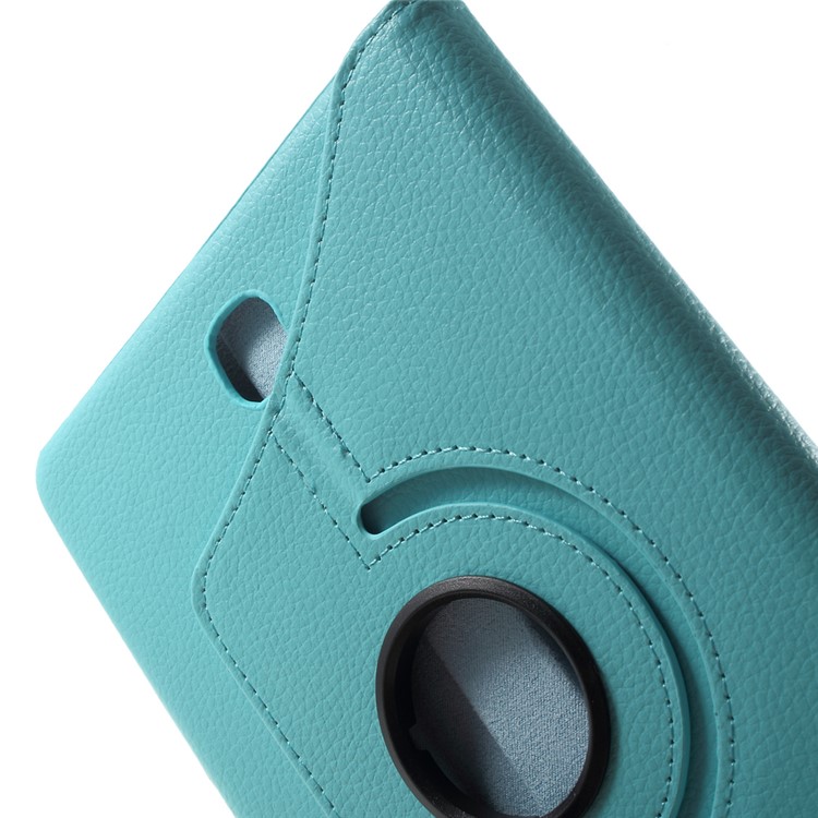 Lychee Grain Leather Rotary Stand Cover for Samsung Galaxy Tab A 8.0 T350 - Baby Blue-7