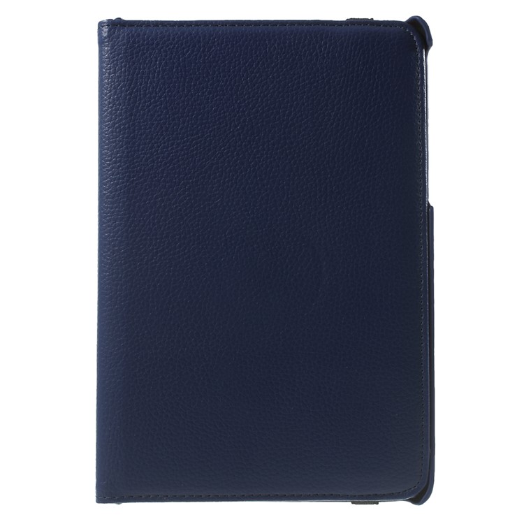 Lychee Grain Leather Rotary Stand Shell for Samsung Galaxy Tab A 8.0 T350 - Deep Blue-2