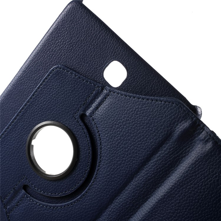 Lychee Grain Leather Rotary Stand Shell for Samsung Galaxy Tab A 8.0 T350 - Deep Blue-7