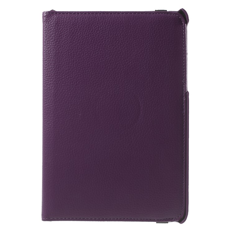 Lychee Grain Leather Rotary Stand Shell for Samsung Galaxy Tab A 8.0 T350 - Purple-2