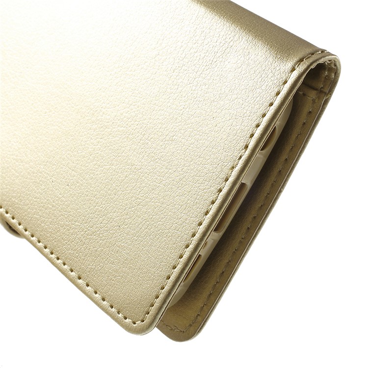 MERCURY GOOSPERY for Samsung Galaxy S6 Edge G925 Rich Diary Leather Cover - Champagne-8