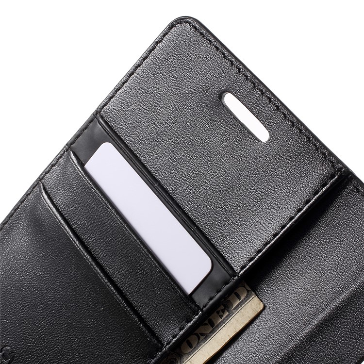 MERCURY GOOSPERY Wallet Leather Case for Samsung Galaxy S6 Edge G925 with Stand - Black-7