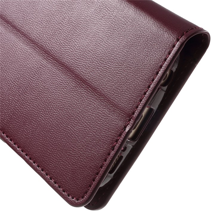 MERCURY GOOSPERY Wallet Leather Shell for Samsung Galaxy S6 Edge G925 with Stand - Wine Red-10