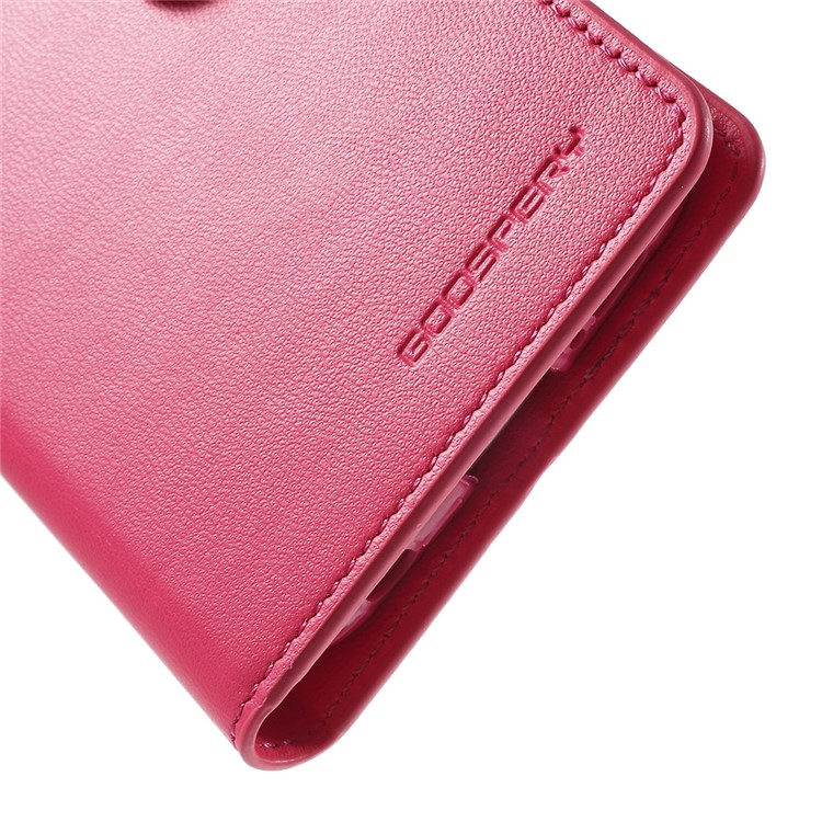 MERCURY GOOSPERY Wallet Leather Cover for Samsung Galaxy S6 Edge G925 with Stand - Rose-9