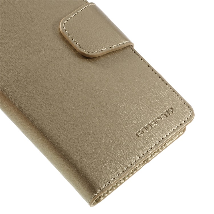 MERCURY GOOSPERY Wallet Leather Cover for Samsung Galaxy S6 Edge G925 - Gold-7