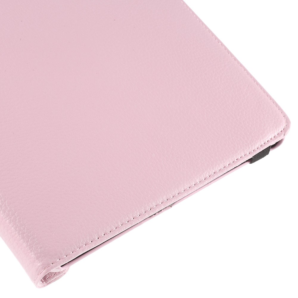 Rotary Stand Lychee Leather Case for Samsung Galaxy Tab A 9.7 T550 T555 - Pink-9