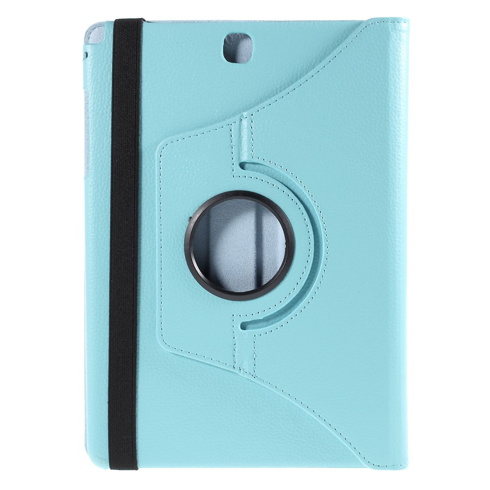 For Samsung Galaxy Tab A 9.7 T550 T555 Lychee Leather Cover with Rotary Stand - Baby Blue-3