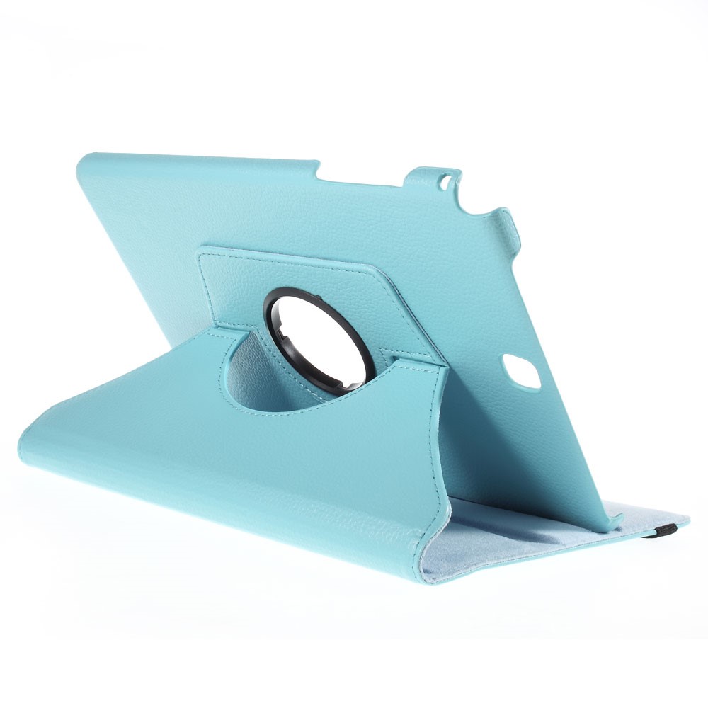 For Samsung Galaxy Tab A 9.7 T550 T555 Lychee Leather Cover with Rotary Stand - Baby Blue-5
