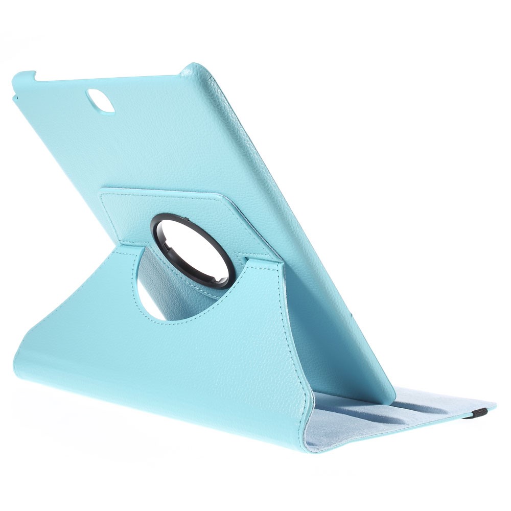 For Samsung Galaxy Tab A 9.7 T550 T555 Lychee Leather Cover with Rotary Stand - Baby Blue-7