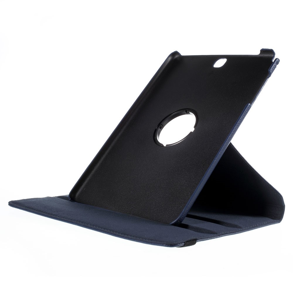 For Samsung Galaxy Tab A 9.7 T550 T555 Lychee Leather Cover with Rotary Stand - Deep Blue-6