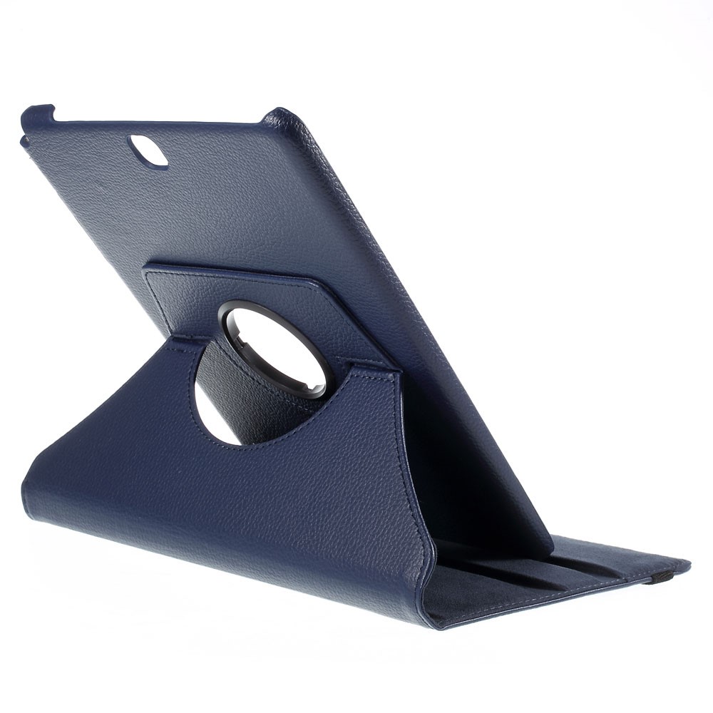 For Samsung Galaxy Tab A 9.7 T550 T555 Lychee Leather Cover with Rotary Stand - Deep Blue-7