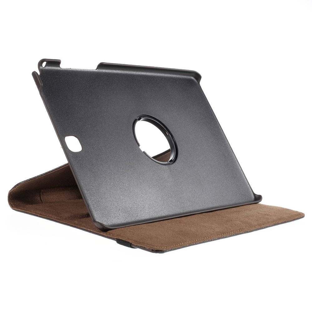 For Samsung Galaxy Tab A 9.7 T550 T555 Lychee Leather Cover with Rotary Stand - Coffee-4