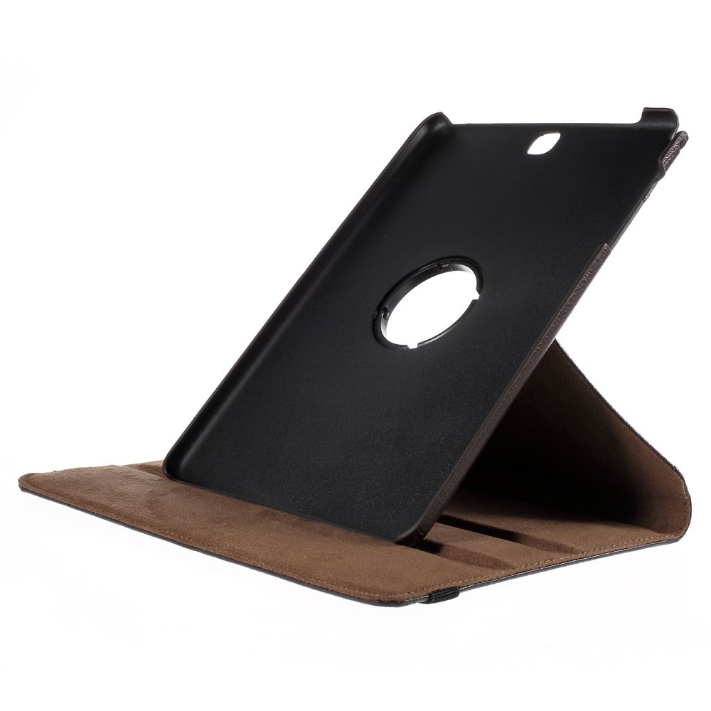 Pour Samsung Galaxy Tab A 9,7 T550 T555 Couverture en Cuir Litchi Litchi Avec Support Rotatif - Café