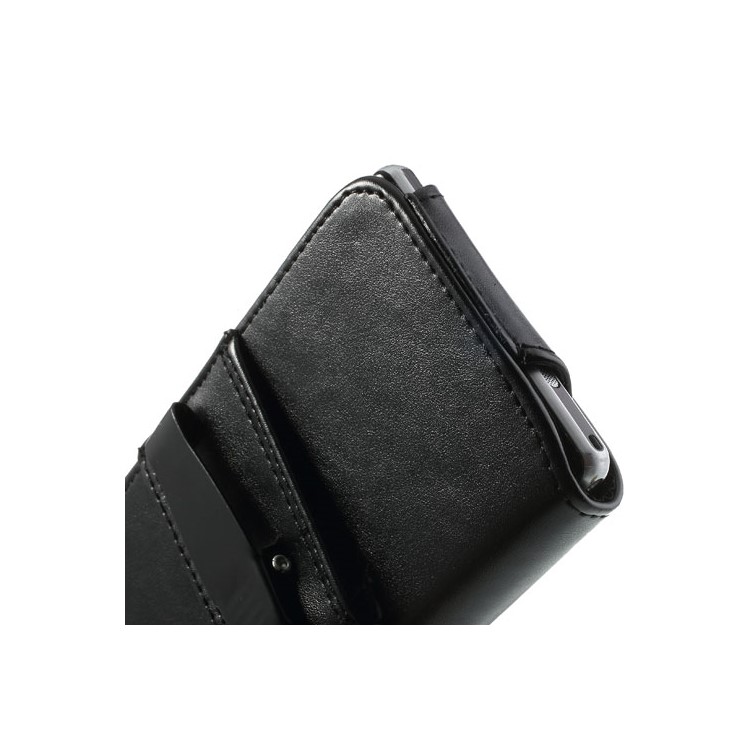 Horizontal Belt Clip Leather Holster Case for Samsung Galaxy S6 Edge G925-6