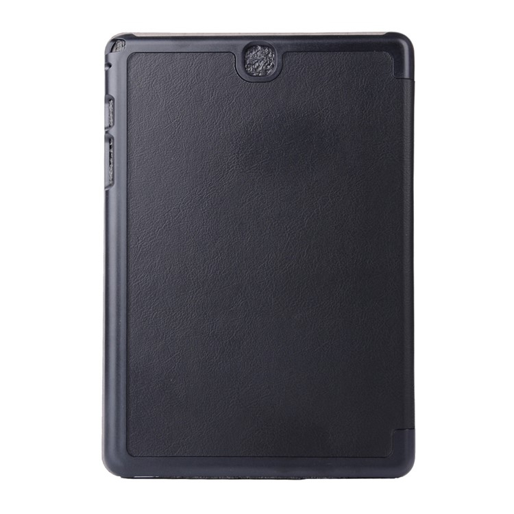 Textured Smart Leather Case for Samsung Galaxy Tab A 9.7 T550 T555 with Tri-fold Stand - Black-2