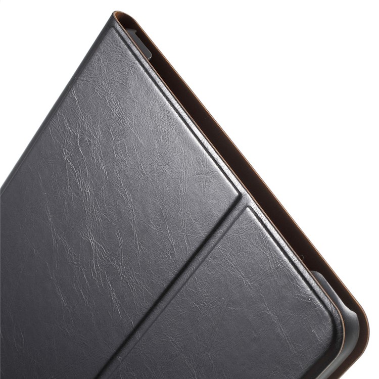 Slim Leather Stand Case for Samsung Galaxy Tab A 9.7 T550 T555 with Card Holder - Black-8