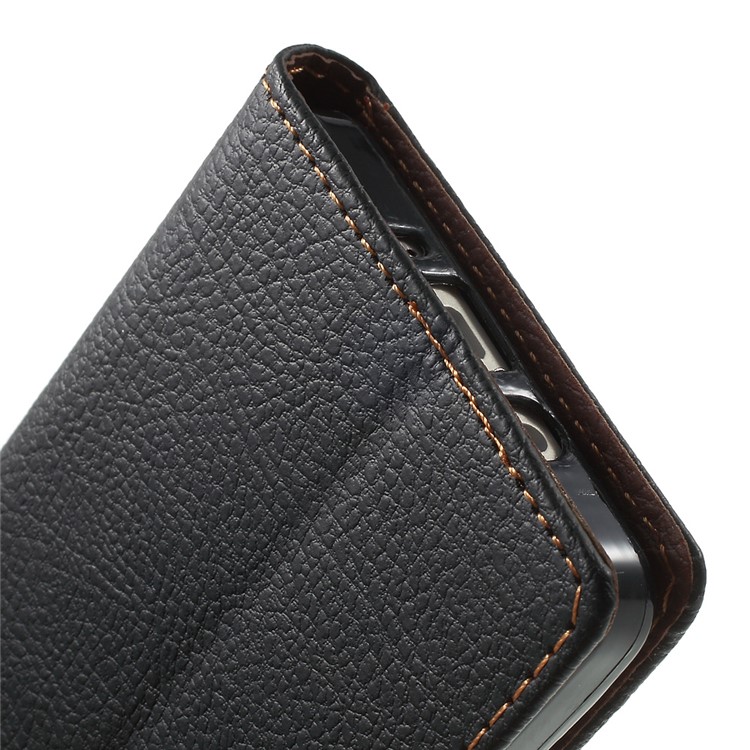 Leaf Flip Stand Wallet Leather Case for Samsung Galaxy A5 SM-A500F - Black-10