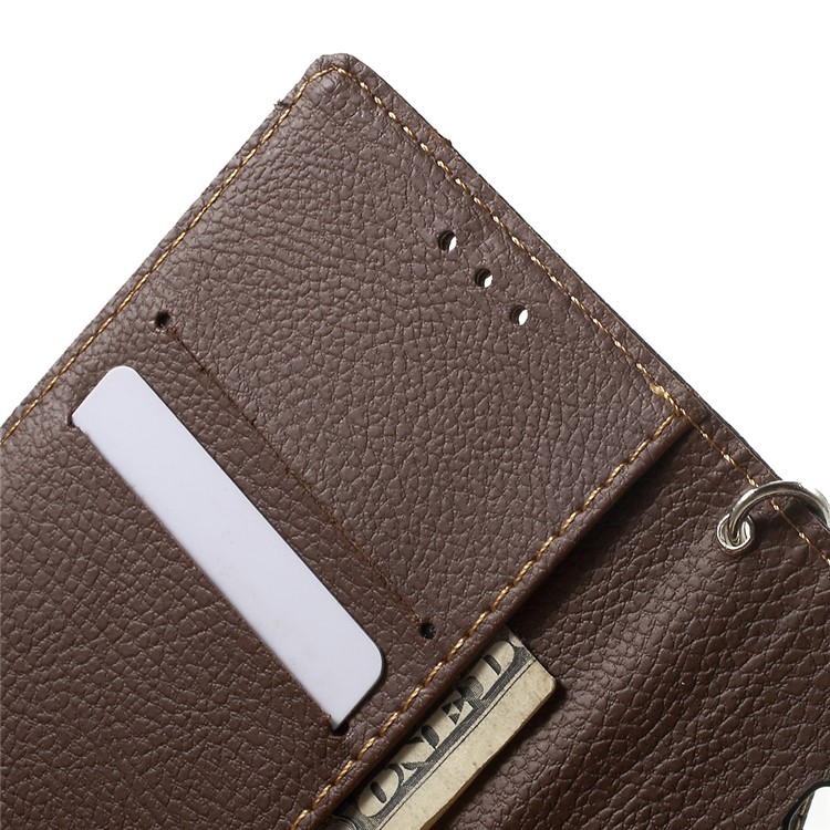 Leaf Flip Stand Wallet Leather Case for Samsung Galaxy A5 SM-A500F - Black-7