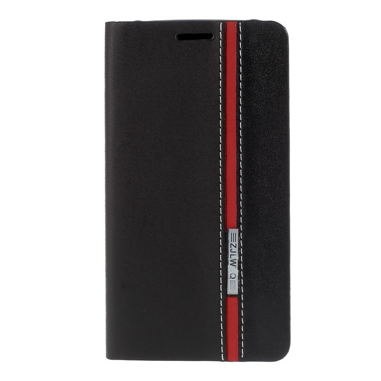 Two-color Leather Stand Case for Samsung Galaxy J5 SM-J500F with Card Slot - Black-3