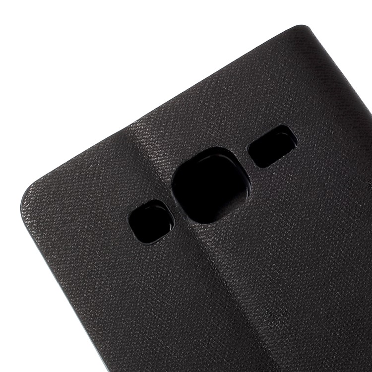 Two-color Leather Stand Case for Samsung Galaxy J5 SM-J500F with Card Slot - Black-9