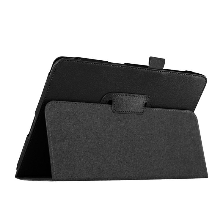 Litchi Skin Leather Stand Case for Samsung Galaxy Tab A 8.0 T350 - Black-5