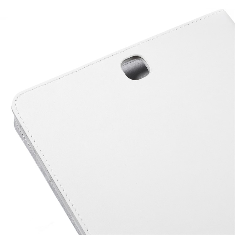DOORMOON Genuine Smart Leather Cover for Samsung Galaxy Tab A 9.7 T550 T555 with Stand - White-5