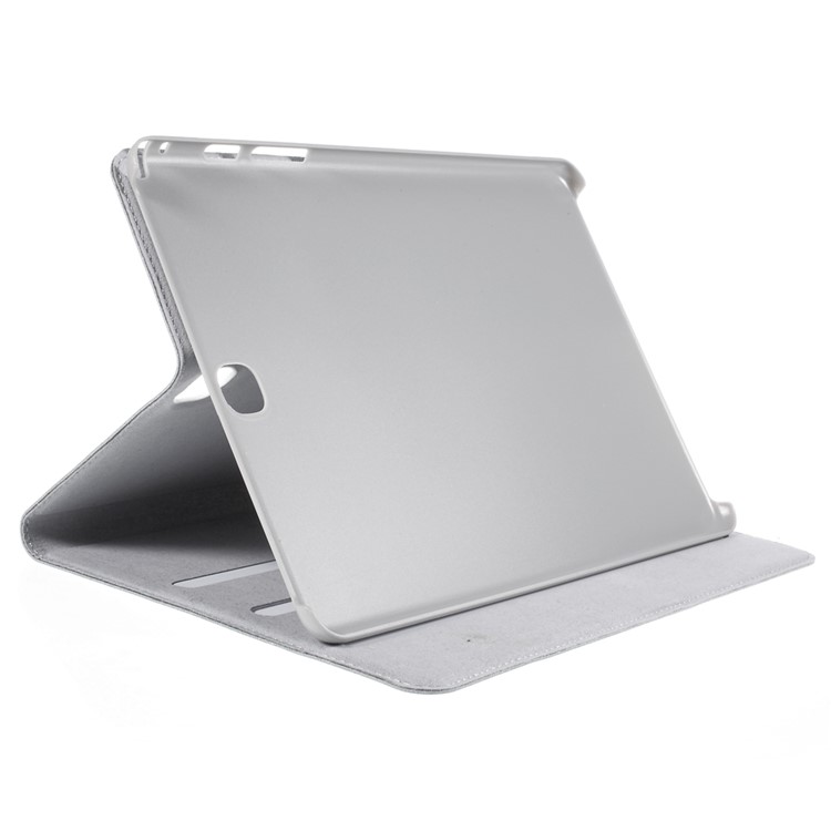 DOORMOON Genuine Smart Leather Cover for Samsung Galaxy Tab A 9.7 T550 T555 with Stand - White-6