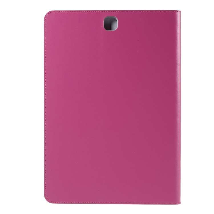 DOORMOON Genuine Smart Leather Cover for Samsung Galaxy Tab A 9.7 T550 T555 with Stand - Rose-3
