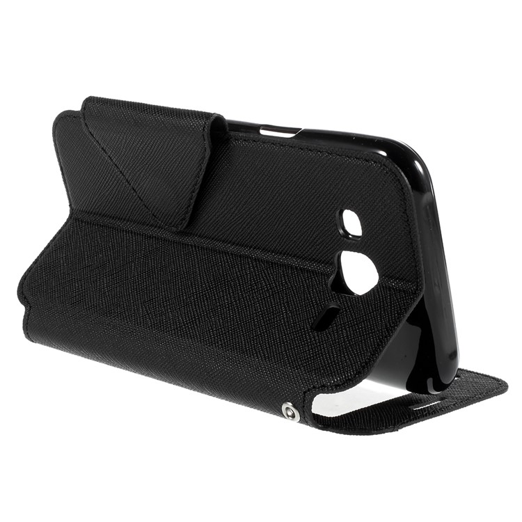 ROAR KOREA Diary View Window for Samsung Galaxy J5 Leather Stand Case - Black-5