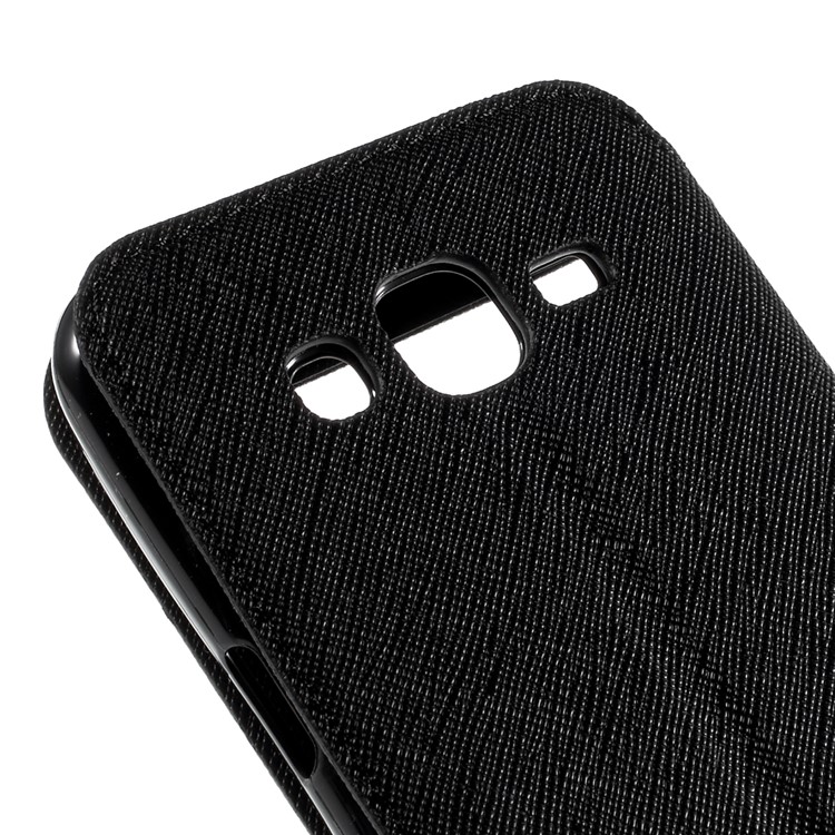 ROAR KOREA Diary View Window for Samsung Galaxy J5 Leather Stand Case - Black-9