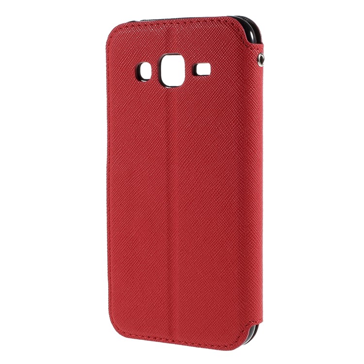 ROAR KOREA Diary View Window for Samsung Galaxy J5 Leather Stand Case - Red-2
