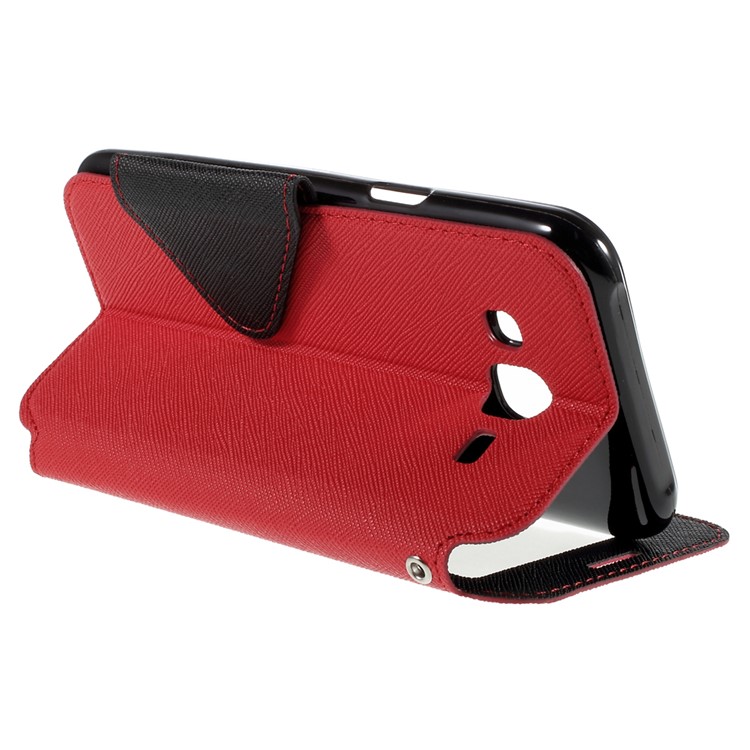 ROAR KOREA Diary View Window for Samsung Galaxy J5 Leather Stand Case - Red-5