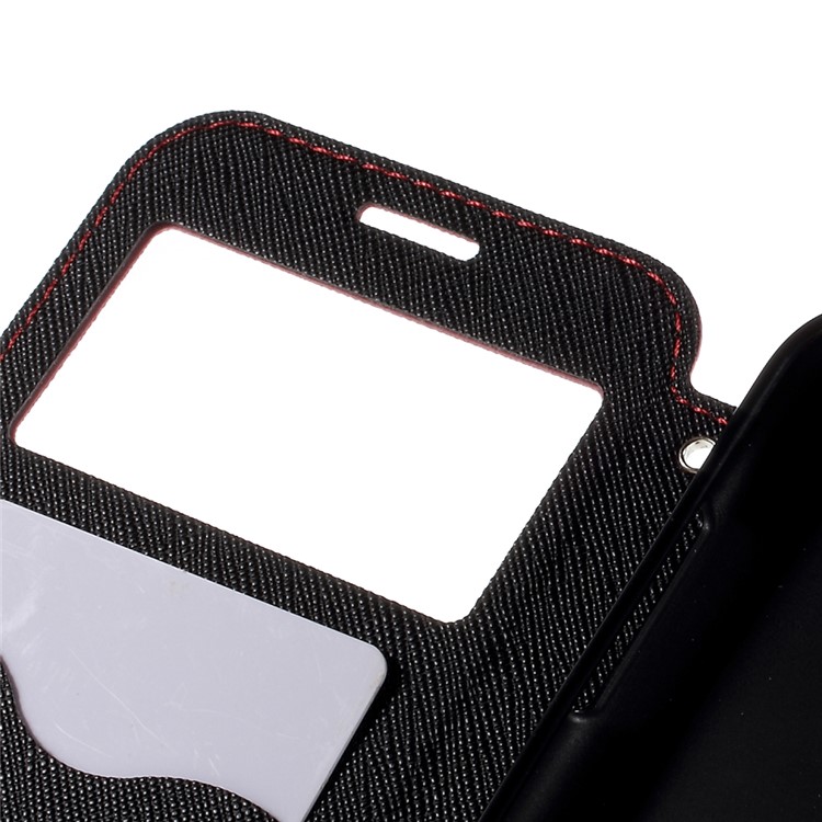 ROAR KOREA Diary View Window for Samsung Galaxy J5 Leather Stand Case - Red-7