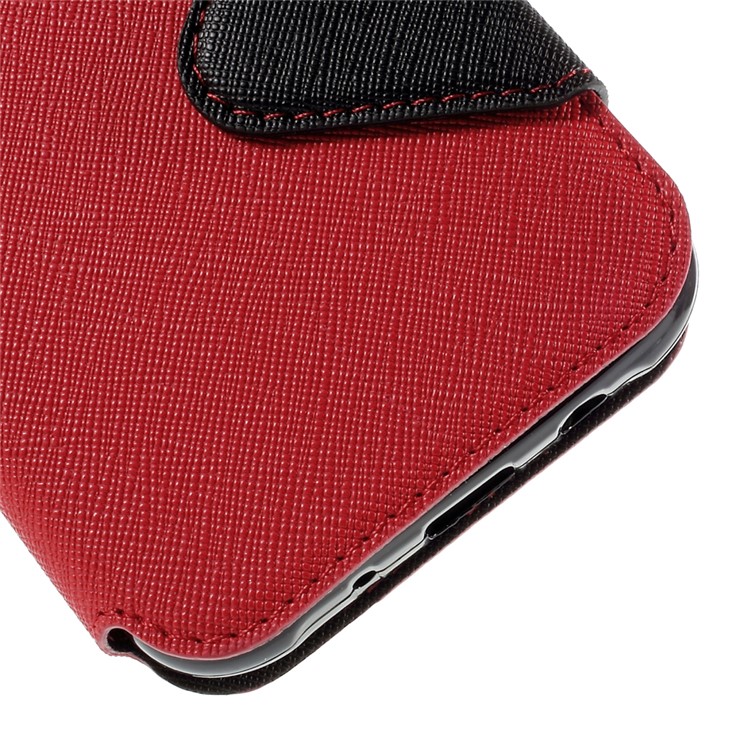 ROAR KOREA Diary View Window for Samsung Galaxy J5 Leather Stand Case - Red-8