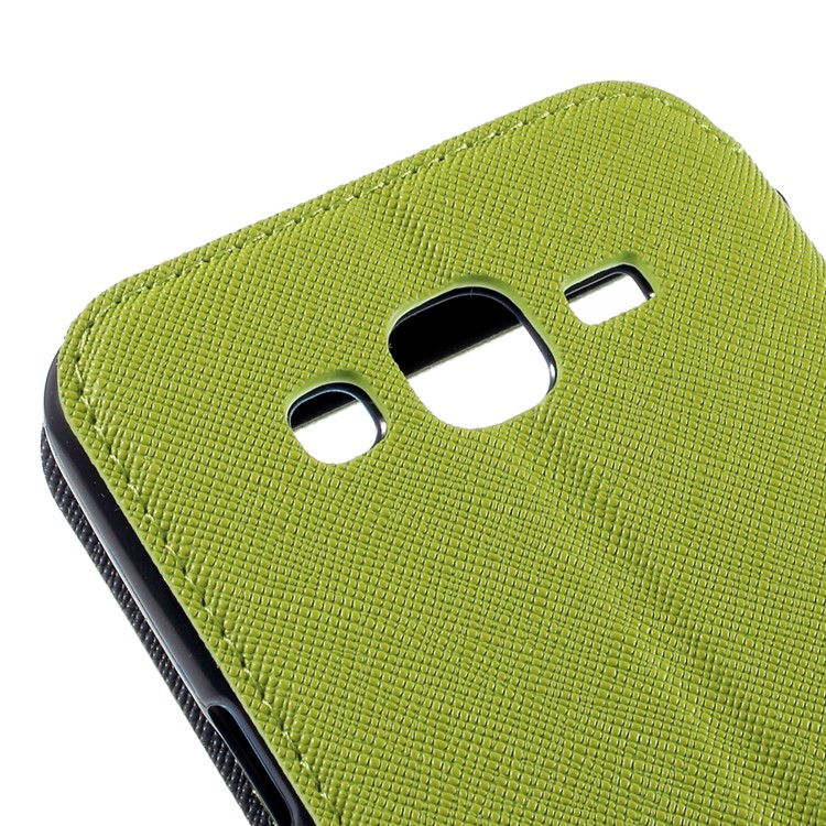 ROAR KOREA Diary View Window for Samsung Galaxy J5 Leather Stand Case - Green-8
