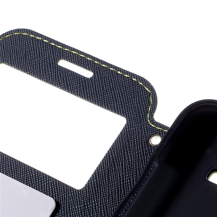 ROAR KOREA Diary View Window for Samsung Galaxy J5 Leather Stand Case - Green-9
