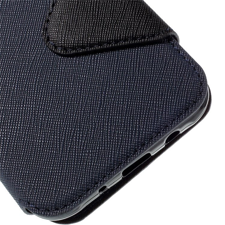 ROAR KOREA Diary for Samsung Galaxy J5 Leather Stand Case - Dark Blue-7