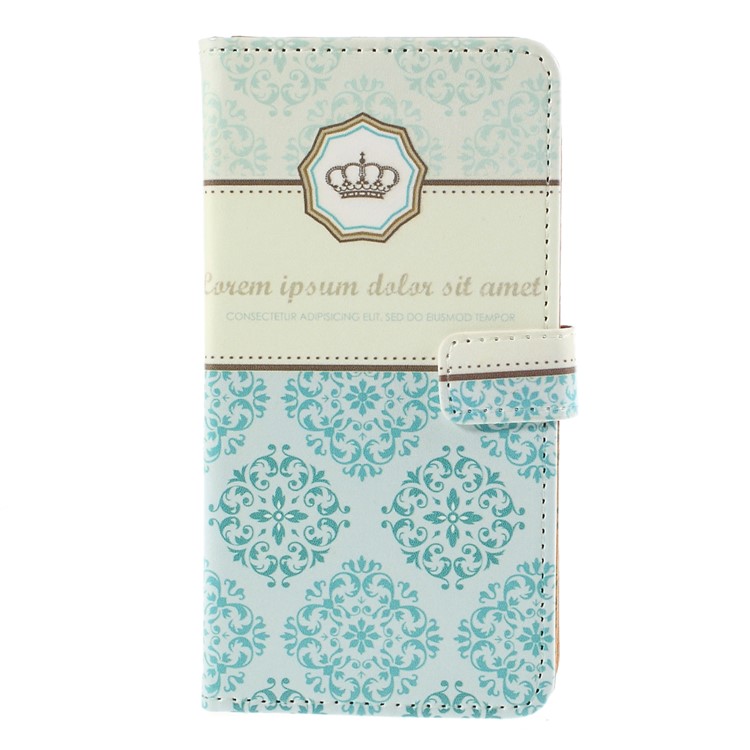 Patterned Flip Wallet Leather Cover for Samsung Galaxy A3 SM-A300F - Damask and Crown-3
