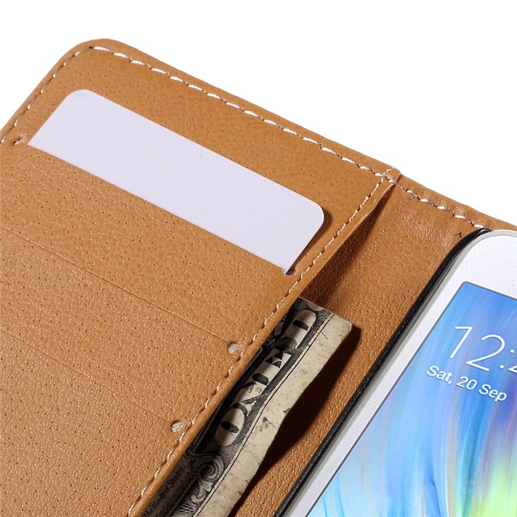 Patterned Flip Wallet Leather Cover for Samsung Galaxy A3 SM-A300F - Damask and Crown-8