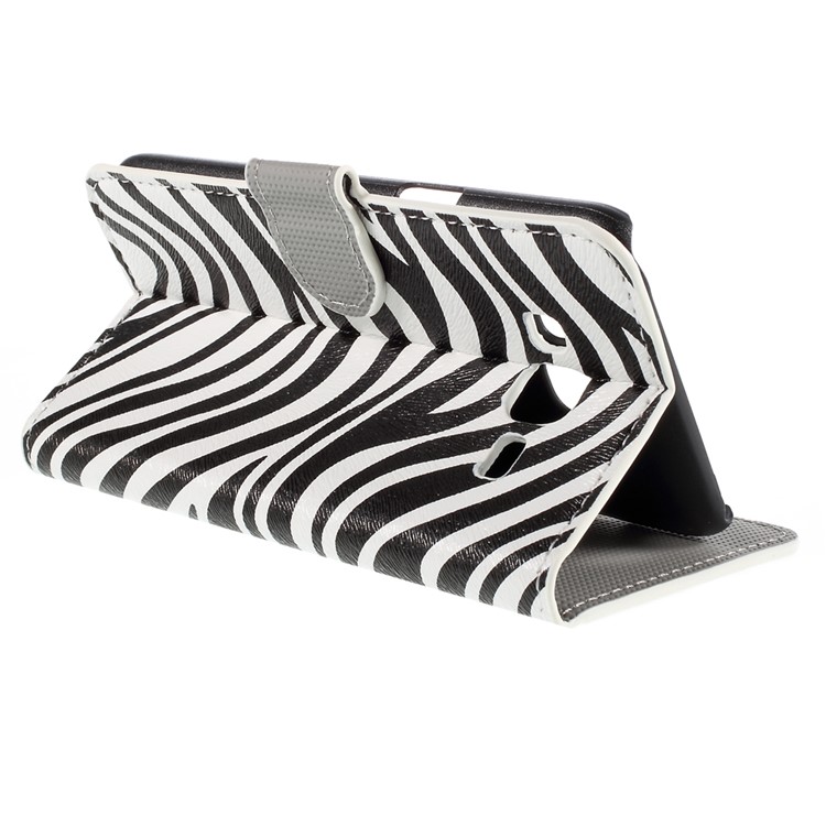 Zebra Stripes Wallet Leather Stand Case for Samsung Galaxy J5 SM-J500F-5