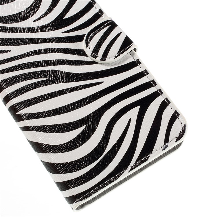 Zebra Stripes Wallet Leather Stand Case for Samsung Galaxy J5 SM-J500F-7