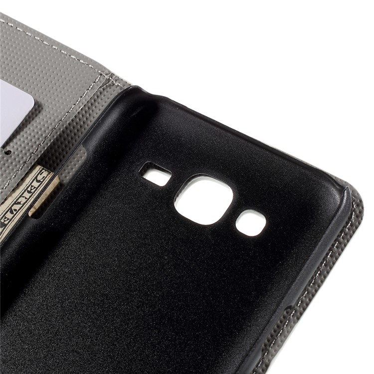 Zebra Stripes Wallet Leather Stand Case for Samsung Galaxy J5 SM-J500F-9