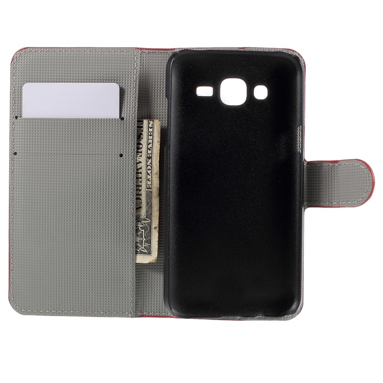 Vintage American Flag Leather Stand Cover for Samsung Galaxy J5 SM-J500F with Card Slots-6