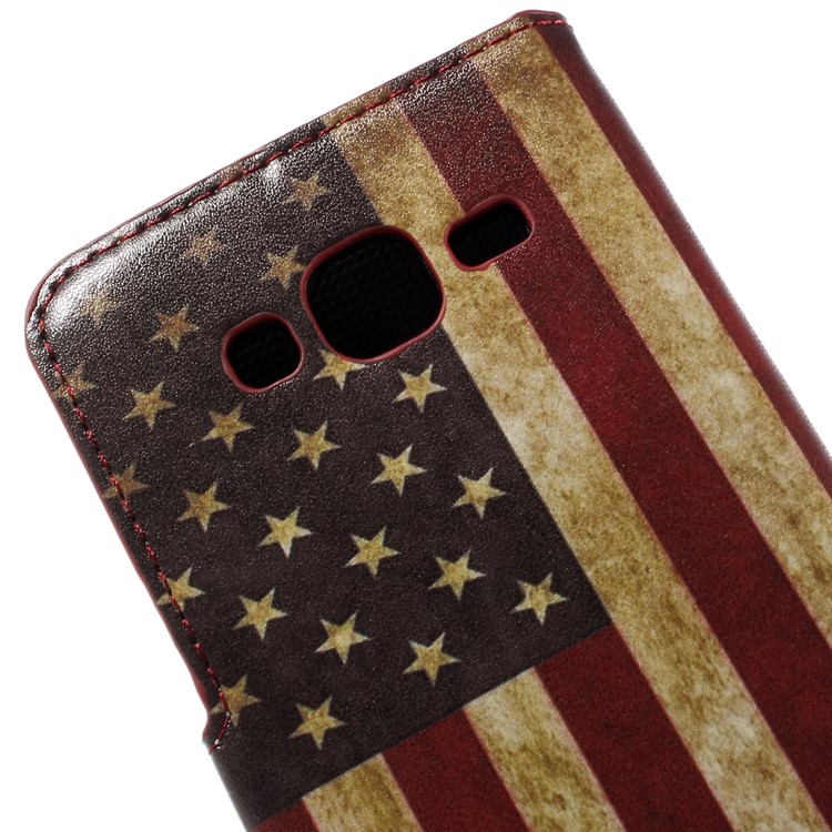 Vintage American Flag Leather Stand Cover for Samsung Galaxy J5 SM-J500F with Card Slots-8