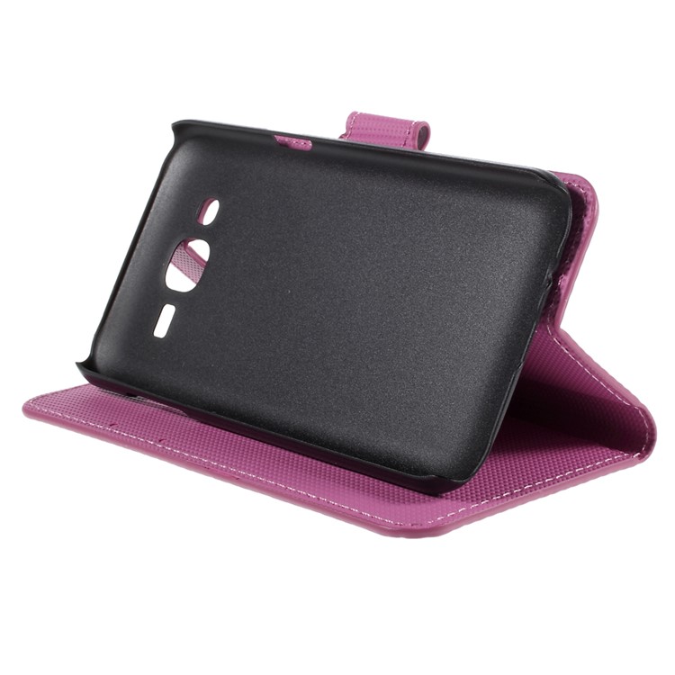 Elegant Lotus Leather Wallet Cover Case for Samsung Galaxy J5 SM-J500F-4