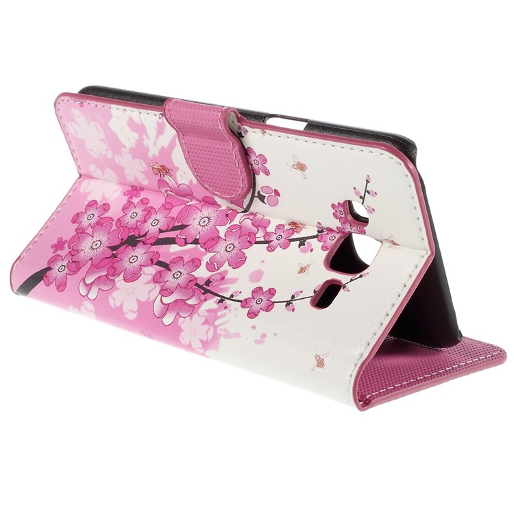 Plum Blossom Leather Wallet Cover for Samsung Galaxy J5 SM-J500F-5
