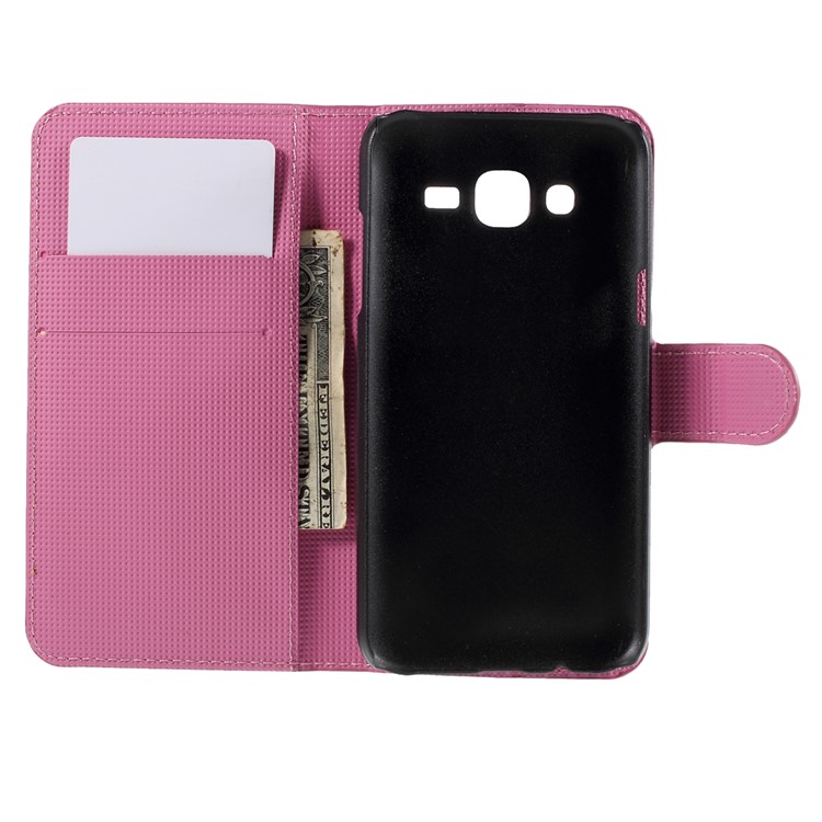 Plum Blossom Leather Wallet Cover for Samsung Galaxy J5 SM-J500F-6